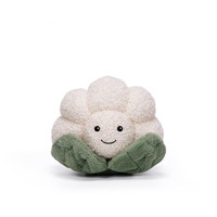 Mignon nouveau personnalisé en gros chou-fleur en peluche bébé oreiller de couchage apaisant cadeau d'anniversaire