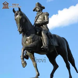 Beroemd Gegoten Koperen Westernfiguurbeeld Groot Buiten Bronzen Napoleon Rijbeeld