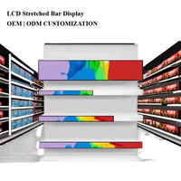 Özel boyutları dijital ekran kurulu duvar reklam LCD dijital menü panosu elektronik reklam ekranı SDK fonksiyonu ile