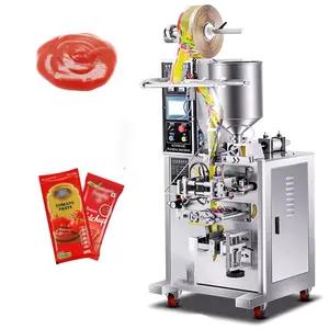 Hot Sales Vertical Peanut Butter Manufacturing Tomato Paste Chilli Sauce Shampoo Sachet Packaging Liquid Packing Machine