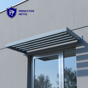 <span class=keywords><strong>Auvent</strong></span> horizontal <span class=keywords><strong>en</strong></span> aluminium thermolaqué Princeton avec persiennes, écran d'ombrage extérieur <span class=keywords><strong>pour</strong></span> véranda, <span class=keywords><strong>garage</strong></span>, ombrage extérieur - Product Image 6