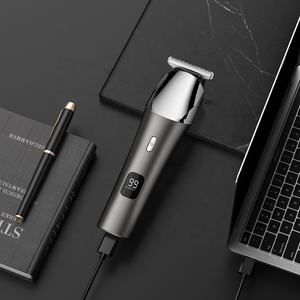 Aparador de Cabelo Elétrico Profissional 6 em 1 Sem Fio Alta Potência Baixo Ruído Recarregável Kit de Cortador de Cabelo de Metal para Barbearia - Product Image 5