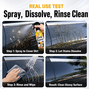 X9 Spray Dissolvant de Colle et de Salissures pour Détail Automobile avec Huile Lubrifiante 100ml pour Nettoyage des Surfaces Peintes, Colle Sèche et Éclaboussures d'Excréments d'Oiseaux/Insectes - Product Image 5