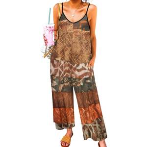 Tute allentate da donna di Design tribale <span class=keywords><strong>Elei</strong></span> polinesiano con bretelle Casual personalizzate con stampa Fitness a gamba larga inverno tutine in tessuto 6XL - Product Image 5