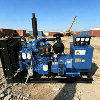 Groupe électrogène diesel YUCHAI 293,75 KVA triphasé à châssis ouvert pour projet de conservation de l'eau en Afrique, faible consommation de carburant, anti-poussière