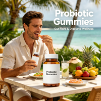 Gummies Probiotiques OEM, Complément Alimentaire pour la Flore Intestinale et le Bien-être Digestif