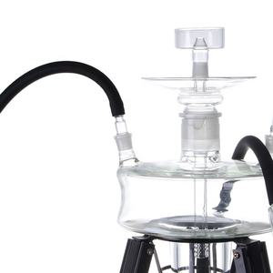 <span class=keywords><strong>Chicha</strong></span> Jellyfish au design champignon transparent avec support métallique, éclairage LED et technique de miroir en verre - Product Image 5