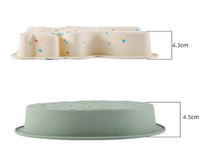 ชุดอบซิลิโคนไข่อีสเตอร์ไดโนเสาร์3D สุดสร้างสรรค์ถาดอบซิลิโคนถอดออกได้ง่ายแม่พิมพ์<span class=keywords><strong>เค้ก</strong></span>สำหรับห้องครัว - Product Image 3