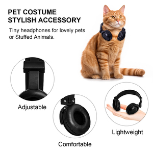 Fasce <span class=keywords><strong>per</strong></span> animali domestici portatili accessori <span class=keywords><strong>per</strong></span> <span class=keywords><strong>cani</strong></span> <span class=keywords><strong>cuffie</strong></span> cat cute dress up <span class=keywords><strong>cuffie</strong></span> <span class=keywords><strong>per</strong></span> decorazioni animali <span class=keywords><strong>cuffie</strong></span> senza altoparlanti - Product Image 2