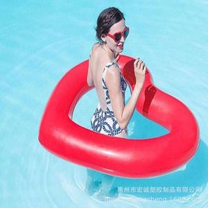 Flotador Inflable en Forma de Corazón de 110 cm, Ecológico, de PVC, para Deportes Acuáticos para Adultos - Product Image 5