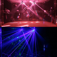 Nouveau faisceau à trois têtes tête mobile 18 pièces barre de lampe de fluage Ktv disco éclairage de scène Led Dj équipement lumière Laser