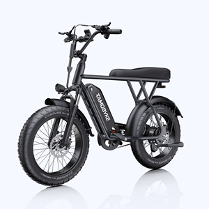 20 Inch Fat Tire <b>Electric</b> Mountain Bike 500W Rear <b>Hub</b> Motor 48V Lithium Battery Aluminum Alloy Frame City Commuter - Product Image 1