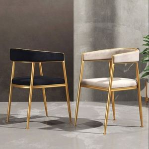 Silla de Comedor <span class=keywords><strong>Saarinen</strong></span> de Metal Moderno para Restaurante o Cafetería, de Lujo y Aleación - Product Image 1