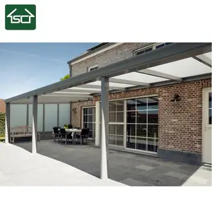 pergola aluminium outdoor waterproof Terrace Covering for Balcony Backyard and Deck