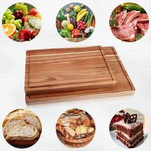 Tabla de Cortar de Madera de Acacia Personalizada, Bandeja Grande para Servir en la Cocina, para Charcutería, Quesos <span class=keywords><strong>y</strong></span> Aperitivos, Preparación de Alimentos Multifuncional - Product Image 2