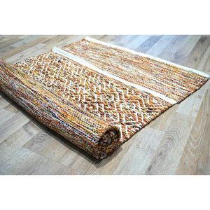 Alfombra de algodón rectangular grande, hermosa, lujosa, tejida a mano, de Color sólido para adolescentes, lavable para la puerta de la habitación, oficina, comedor - Product Image 1