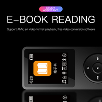 Lecteur MP3 X02, lecteur de musique MP3 de 1,8 pouce, baladeur portable, BT V5.4, enregistrement de livres électroniques, radio FM sportive, lecteur de musique