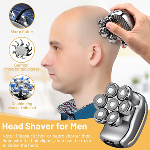 Afeitadora Multifuncional 7D para Hombres Calvos, 6 en 1, Recargable, Inalámbrica, Modelo RQ7900 - Product Image 1