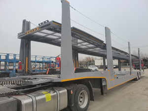 Semi-remorque porte-voitures Laoli 6 ou 8 voitures, 2 essieux, haute capacité 25-30T, avec suspension pneumatique et train d'atterrissage JOST - Product Image 6