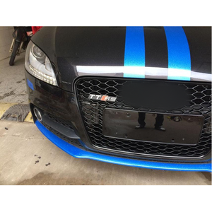 Prix direct usine pour pièces automobiles pour <span class=keywords><strong>Audi</strong></span> 2008-2014 <span class=keywords><strong>MK3</strong></span> <span class=keywords><strong>TT</strong></span> grille avant TTRS améliorée grille de pare-chocs cellulaire noire - Product Image 1