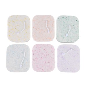 Brosse de spa faciale cosmétique en forme de fleur, exfoliante douce et réutilisable pour les esthéticiennes, éliminant les peaux mortes, la saleté et le maquillage - Product Image 2