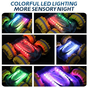 <span class=keywords><strong>รถ</strong></span>ควบคุมระยะไกล <span class=keywords><strong>CPS</strong></span> Stunt <span class=keywords><strong>รถ</strong></span>หมุนได้ 360 ใบสองด้านสําหรับเล่นน้ําหรือพื้นดินรถผาดโผน RC พร้อมไฟ LED - Product Image 4