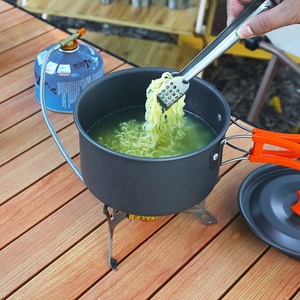 In <span class=keywords><strong>Stock</strong></span> leggero antiaderente antiaderente all'aperto Set pentole da campeggio Set cuoco portatile per cucina all'aperto - Product Image 5