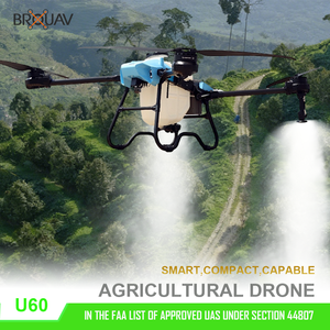 Drones agricoles pour la fertilisation, pulvérisation et épandage double usage, drone agricole pour l'épandage de granulés d'engrais, UAV - Product Image 1