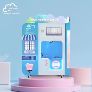 Nouvelle Machine Commerciale Entièrement Automatique pour Guimauves pour Enfants, Vente Libre-Service Sans Personnel, Préparation au Lait Frais, Stand Alimentaire Coloré - Product Image 4