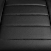 Chaise de bar JOHOOFURNITURE en cuir PU noir avec surpiqûres, hauteur réglable, fabriquée en Chine, tabouret de bar pour pub