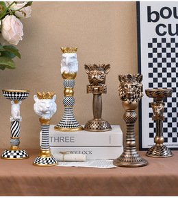 Artesanía Nórdica Abstracta de Animales, Decoraciones Modernas Minimalistas de Resina para el Hogar, Sala de Estar, Vinoteca, <span class=keywords><strong>Comedor</strong></span> - Product Image 6