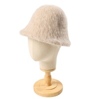 Sombrero de Lana de Alpaca de Lujo para Mujer, Gorro Cálido y Peludo, Elegante Sombrero de Invierno para Viajar