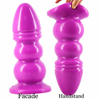 Plug anal géant XXL massif et robuste, imperméable, noir, violet, chair