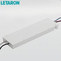 Alimentation LED Letaron 48W à double sortie AC-DC / Certifiée CUL pour éclairage LED en plastique anti-buée 100-120VAC 12V/24V