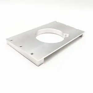 Panneau avant en aluminium personnalisé d'usinage cnc de haute précision pour l'audio