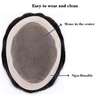 Perruque pour homme, postiche, postiche, postiche, postiche, cheveux naturels, système de remplacement, postiche