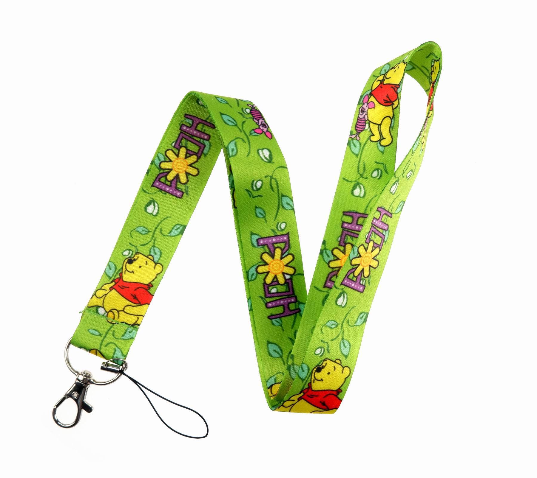 Custom Stain Lanyards Lovely Cartoon Bear Tiger Pig Lanyard Card Holder Accessories Wholesale Phone Neck Anti-Lost Lanyards Image 5