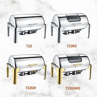 Matériel de cuisine pour restaurant chinois : Bain-marie, chauffe-plat liquide, chauffe-plat à combustible, chauffe-plat roll-top pour buffet