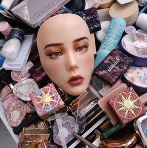 Pratique Artefact Modè<span class=keywords><strong>le</strong></span> Masque Novice Débutant Grive Réel Silicone Cuir Faux Visage Plein Visage Maquillage Pratique Panneau Maquillage - Product Image 6