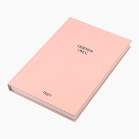 Carnet en papier d'art personnalisé en gros, impression durable, couverture rigide, reliure cousue, agenda-journal laminé avec logo pour