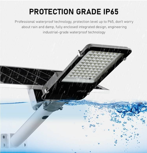 Lámpara Solar Dividida WON con Panel Solar, Aluminio Fundido a Presión, DC6V Ra80, LED para Exteriores, 100 Luces, Certificación CE, IP65, Control Remoto - Product Image 1