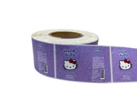 Étiquettes de beauté mignonnes de qualité supérieure, résistantes à l'huile, en papier synthétique PP, avec pelliculage brillant, impression couleur intégrale, livraison rapide personnalisée