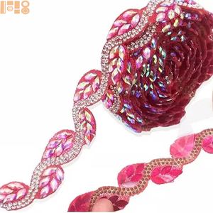 Fournitures artisanales : Nouveaux ornements décoratifs en strass de cristal pour tenues <span class=keywords><strong>Samba</strong></span> 2026, chaînes de strass thermocollantes, sacs pour vêtements de style Trinité - Product Image 4