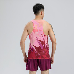 Polyester Mesh Marathon Running Vest Lightweight Breathable Quick Dry Tank Top For Professional Sports - Product Image 3