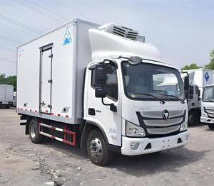 Camión Refrigerado Foton para Entrega de Pollo Congelado, Camión Refrigerado Multiusos 4x2 para Entrega de Alimentos en América Central - Product Image 1