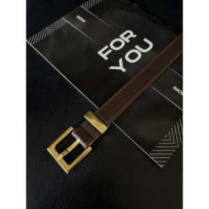 Cinturón de Cuero Genuino para Mujer, Hebilla Cuadrada de Piel de Vaca, Cierre de Pin, Diseño Sólido y Duradero - Product Image 2