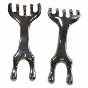 Customized 304 Stainless Steel Muscle Massage Full Body Massage Tool Hand Held Metal Roller Guasha - Product Image 2