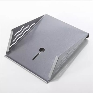 Huibaili Telephone Holder Box <b>Silver</b> White Cold Rolled Steel Modern Simple Commercial Office Use - Product Image 2