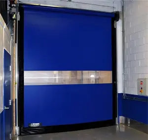 Hot sell automatic self repair rapid fabric rolling shutter interior high speed roller doors