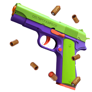 Pistola Giocattolo KYK Ccolt 1911 Desert Eagle con Proiettili Morbidi, Espulsione del Bossolo e Caricatore a Espulsione - Product Image 1